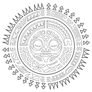 Polynesian Tattoos : The sun