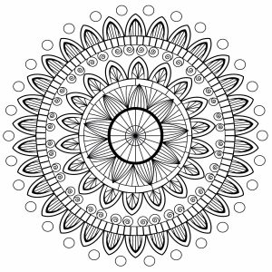 Cute Anti stress Mandala