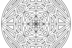 mandala-with-concentric-lines