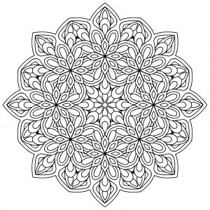 Mandala (Normal difficulty) (Simple Mandalas)