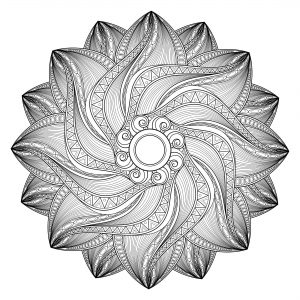 Mandala in perpetual movement