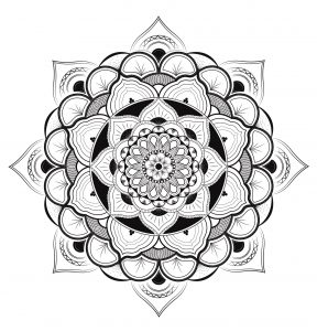 Exclusive and very fine Mandala, by Louise