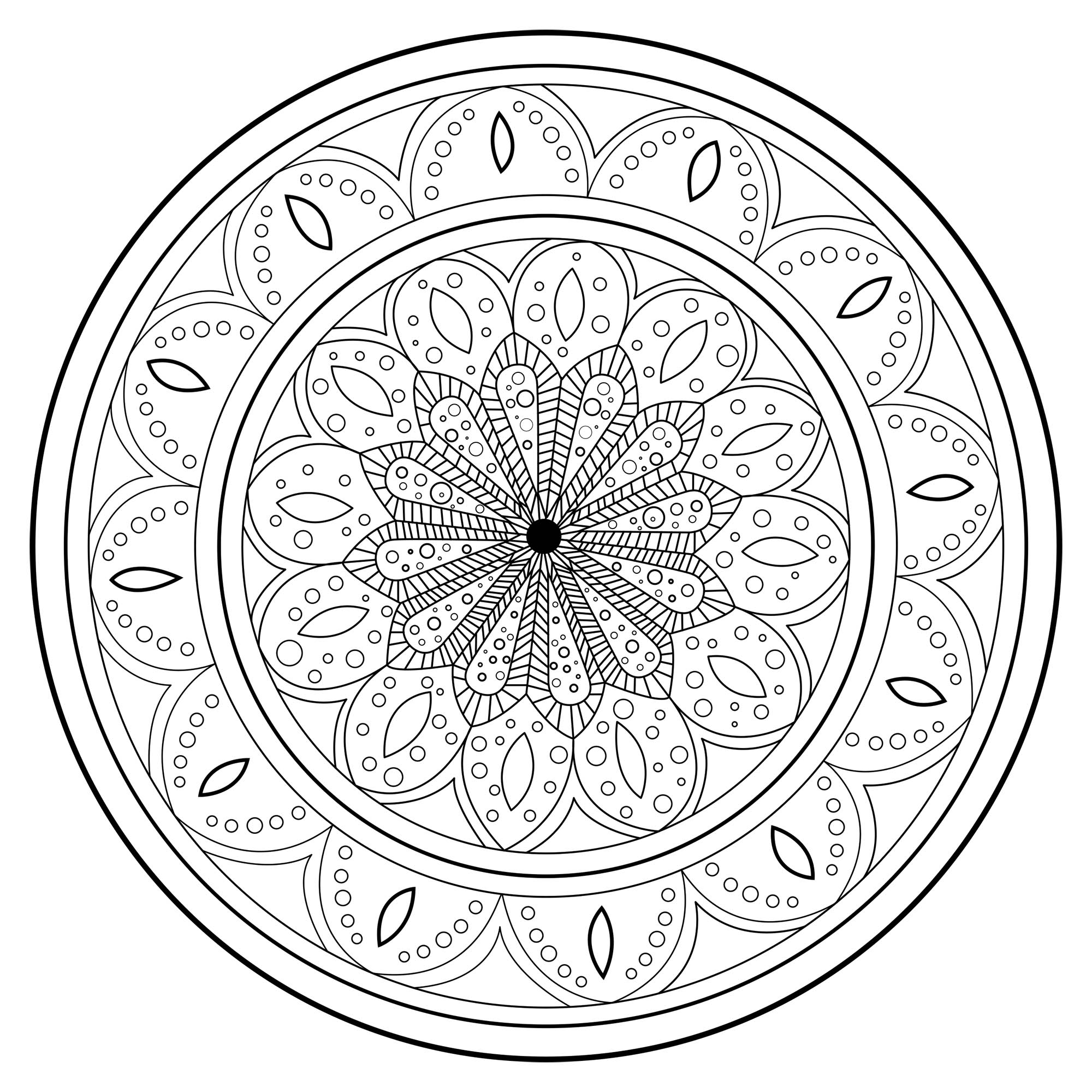 Harmonious Mandala - Zen & Anti-stress Mandalas 