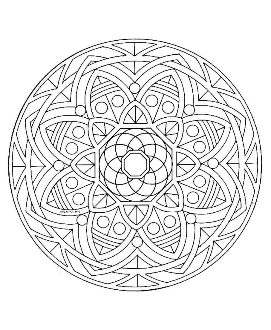 Mandala to color zen relax free 18 - Zen & Anti-stress ...