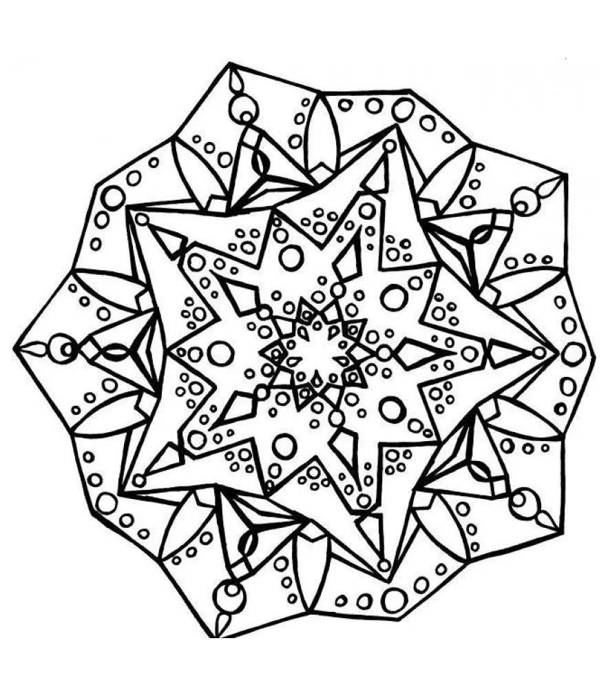 Mandala to color zen relax free - 30 (Zen & Anti-stress Mandalas)