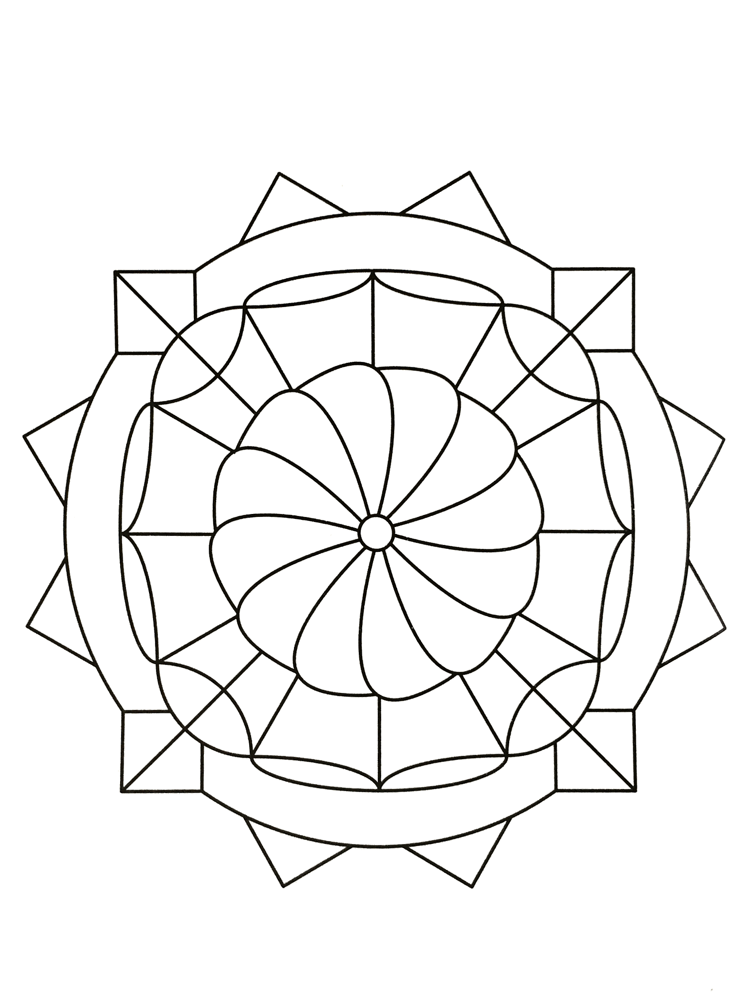 Express your soul, your passion, and let yourself be guided by your creativity to turn this Mandala into ART ! It can sometimes be even more relaxing when coloring and passively listening to music : don't hesitate to do it ! Express your soul, your passion, and let yourself be guided by your creativity to turn this Mandala into ART ! It can sometimes be even more relaxing when coloring and passively listening to music : don't hesitate to do it !