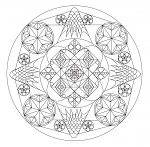 Abstract and exclusive Mandala