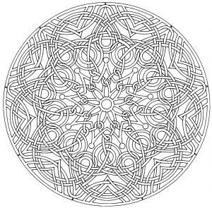 Complex, nice & elegant Mandala