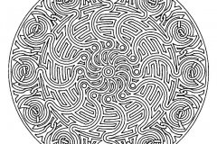 Mandala to color zen relax free (1)
