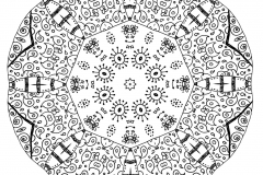 Mandala to color zen relax free (11)