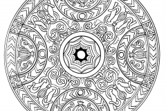 Mandala to color zen relax free (14)