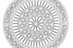 Mandala to color zen relax free (8)