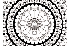 Mandala to color zen relax free (9)