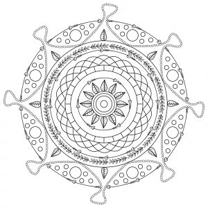 Cute Anti stress Mandala