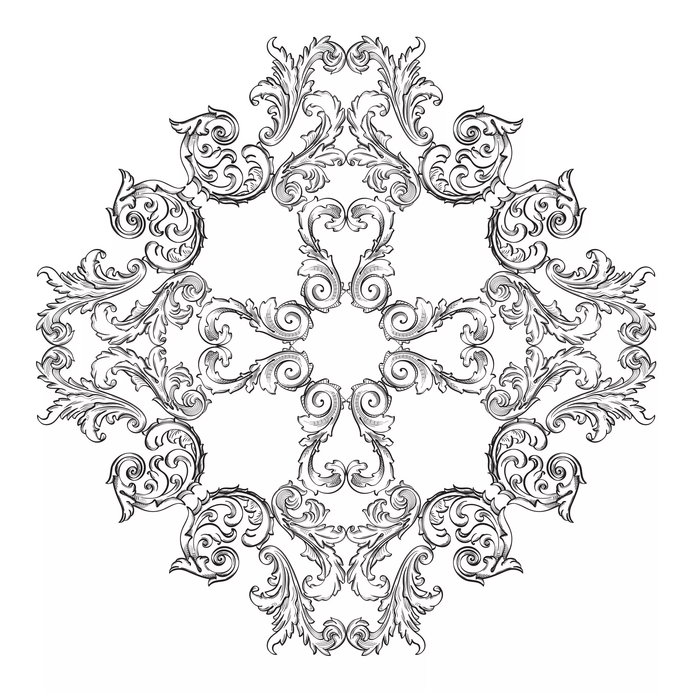 Vintage Mandala by Alexeii Buravtsov (Zen & Anti-stress Mandalas)
